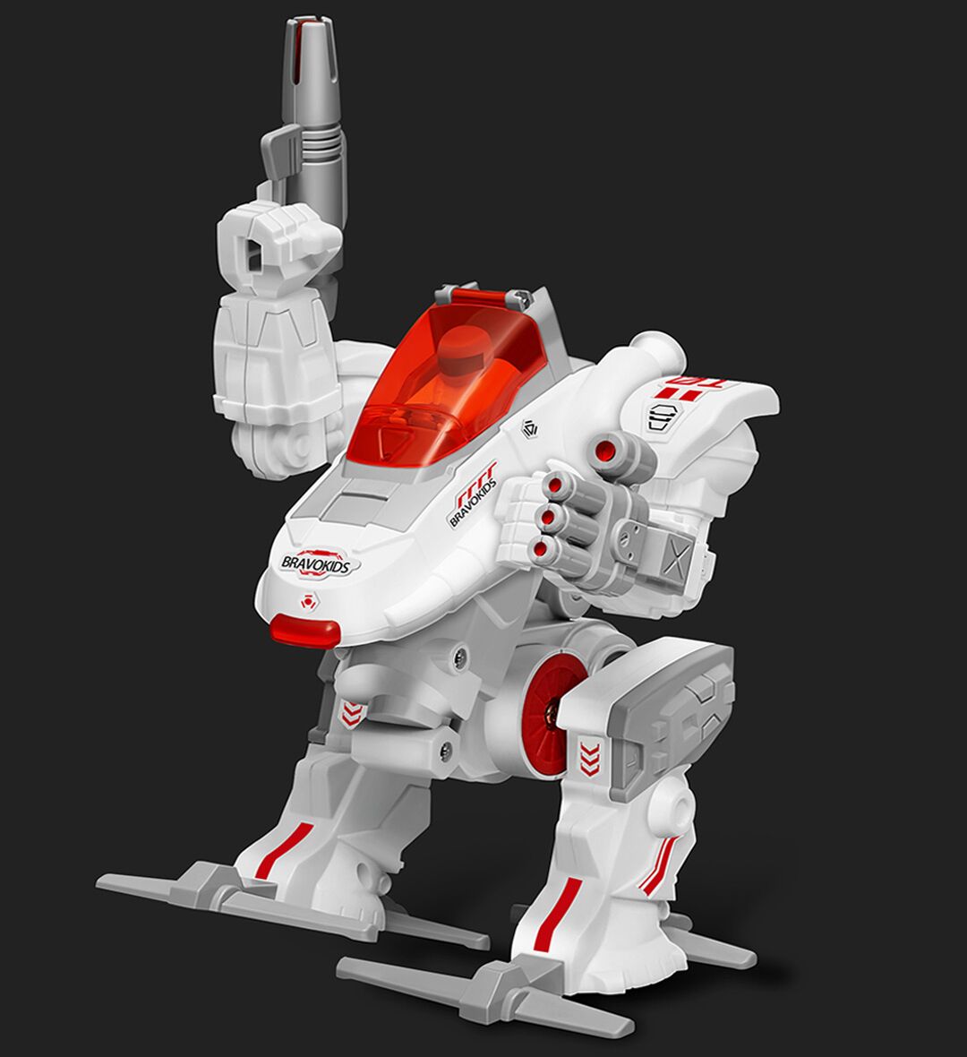 Робот-конструктор Bravokids Mech Warrior Diy Set White 54 in 1