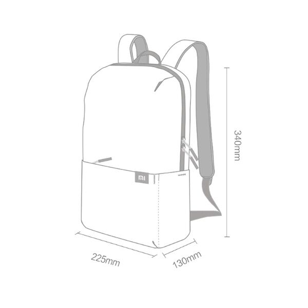 Рюкзак Xiaomi Mi Bright Little Backpack 10L (Red/Красный) - 8