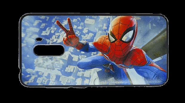 Защитный чехол для Pocophone F1 Spider-Man (Black/Черный) : отзывы и обзоры - 5