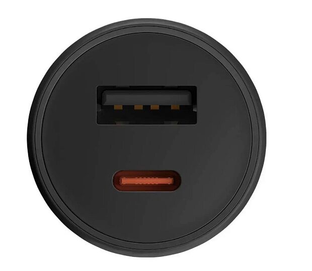 Автомобильное зарядное устройство Xiaomi Car Charge 1A1C 43W (Black) - 3