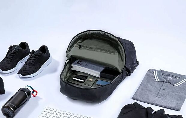 Xiaomi Mi Style Leisure Sports Backpack (Blue) - 4
