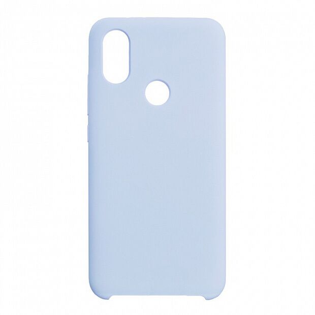 Силиконовый чехол для Xiaomi Redmi Note 5 Pro Silicone Case (Blue/Синий) 